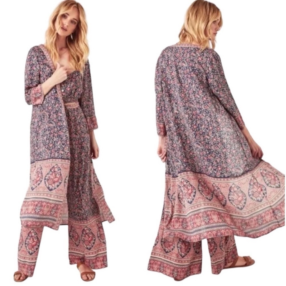 SPELL Jasmine Floral Duster Kimono - Picture 2 of 16